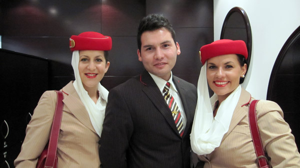 Dubai international airport staff