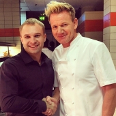 Miroslav and Gordon Ramsay - Michelin starred Chef