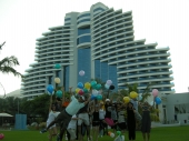 Welcome party - Le Meridien Al Aqah Beach Resort